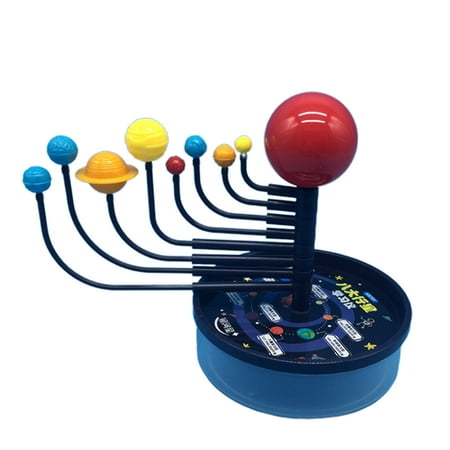 

1PC Planetary Learning Model Portable Planets Model Learning Device Early Educational Stationery Practical Solar System Model fo