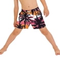 thumbnail image 5 of ITSAME Boys Swim Trunks, Fashion Print Quick-Dry Elastic Waist Summer Casual Beach Swim Shorts Multicolor 14-15T, 5 of 7