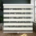 thumbnail image 1 of Cordless Zebra Blinds Roller Shades for Window-Dual Layer Sheer Blinds Light Control with Valance Day Night Privacy Light Filtering Fabric ; W x ; H (W.xHcm), 1 of 8