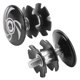 thumbnail image 5 of Cubierta para auriculares cubierta ligera para auriculares de bicicleta accesorios de modificación de aleación de aluminio con tuerca de estrella para MTB Road ANGGREK Otros, 5 of 8