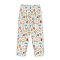 thumbnail image 3 of Lsque Fast Food 2 Print Women's Pajama Pants, Lounge Pant - Comfortable Home Wear,Elastic Waistband, Stylish Design-XX-Large, 3 of 9