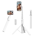 thumbnail image 1 of Trípode para selfies ATUMTEK 55 con control remoto Bluetooth, color blanco, 1 of 8