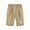 Khaki 01, variant on DeHolifer Girls Sweat Shorts Cotton Linen Casual Summer Loose Drawstring Lounge Running Athletic Shorts with Pockets,11-12Years