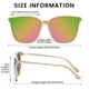 thumbnail image 2 of Gafas de Sol Polarizadas Grandes DUCO W016 para Mujeres con Marco Dorado, 2 of 5