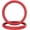 Red, variant on 2 Pack Stretchy Silicone Steering Wheel Cover Universal Fit 14''/15''/16'' Wheels Anti-Slip Grip Enhanced Control All Weather Protection