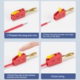 thumbnail image 4 of 10pcs 4 Mm Conector Plátano Oro 32 A Soldadura Sin, 4 of 7
