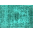 thumbnail image 1 of Ahgly Company Indoor Rectangle Oriental Turquoise Blue Industrial Area Rugs, 6' x 9', 1 of 4