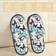 thumbnail image 2 of Fotbe Butterfly Pantuflas Peludas para Mujer con Estampado, Zapatillas de Peluche, Zapatos de Invierno para Casa, Uso Interior y Exterior-Large, 2 of 8