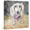thumbnail image 2 of Parvez Taj Pink Striped Outfit Canvas Wall Art, 2 of 9