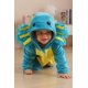 thumbnail image 3 of Mameluco unisex Baby Animal Onesie DarkCom para niños pequeños, azul, 3-6 m, 3 of 7