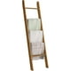thumbnail image 2 of VASAGLE Toallero de 5 Niveles, Estante para Toallas y Mantas, Organizador Escalera, Almacenamiento y Decoración, Marrón Miel, 2 of 5