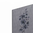 thumbnail image 2 of Luxe Metal Art 'Floral Blue' by Incado, Metal Wall Art, 12"x16", 2 of 9