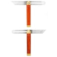 thumbnail image 2 of 9-Inch Stainless Steel T-Bevel Gauge Angle Finder, Metric and Inch Measurements, Sliding Angle Ruler Woodworking T Bevel Angle Finder with Locking Mechanism and Dual Scales, 2 of 7