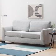 Gap Home Upholstered Curved Arm Sofa, Gray
