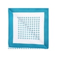 thumbnail image 4 of INSPIRE CHIC Father's Day Men's Pocket Squares Checkered Print Silky Handkerchief with Solid Trim Light Blue One Size, 4 of 4