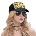thumbnail image 5 of Yiaed Ethnic African Print Baseball Cap Dad Hat Polo Style Plain Blank Adjustable Size, 5 of 5