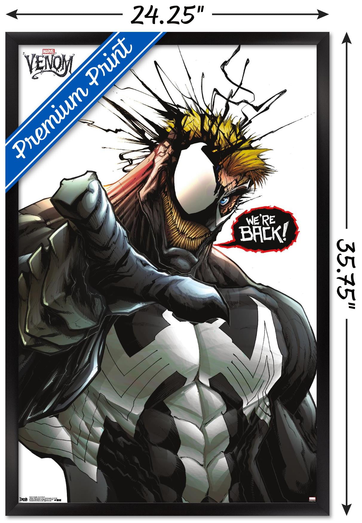 Marvel Comics - Venom - We're Back Wall Poster, 14.725