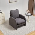 thumbnail image 2 of Gewnee Modern Sherpa Upholstered Accent Chair ,Leisure Comfy Single Sofa Chair for Living Room,, 2 of 11