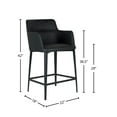 thumbnail image 2 of Tabouret de Bar Moderne en Similicuir Williamsburg (25 Po/29 Po), 2 of 2