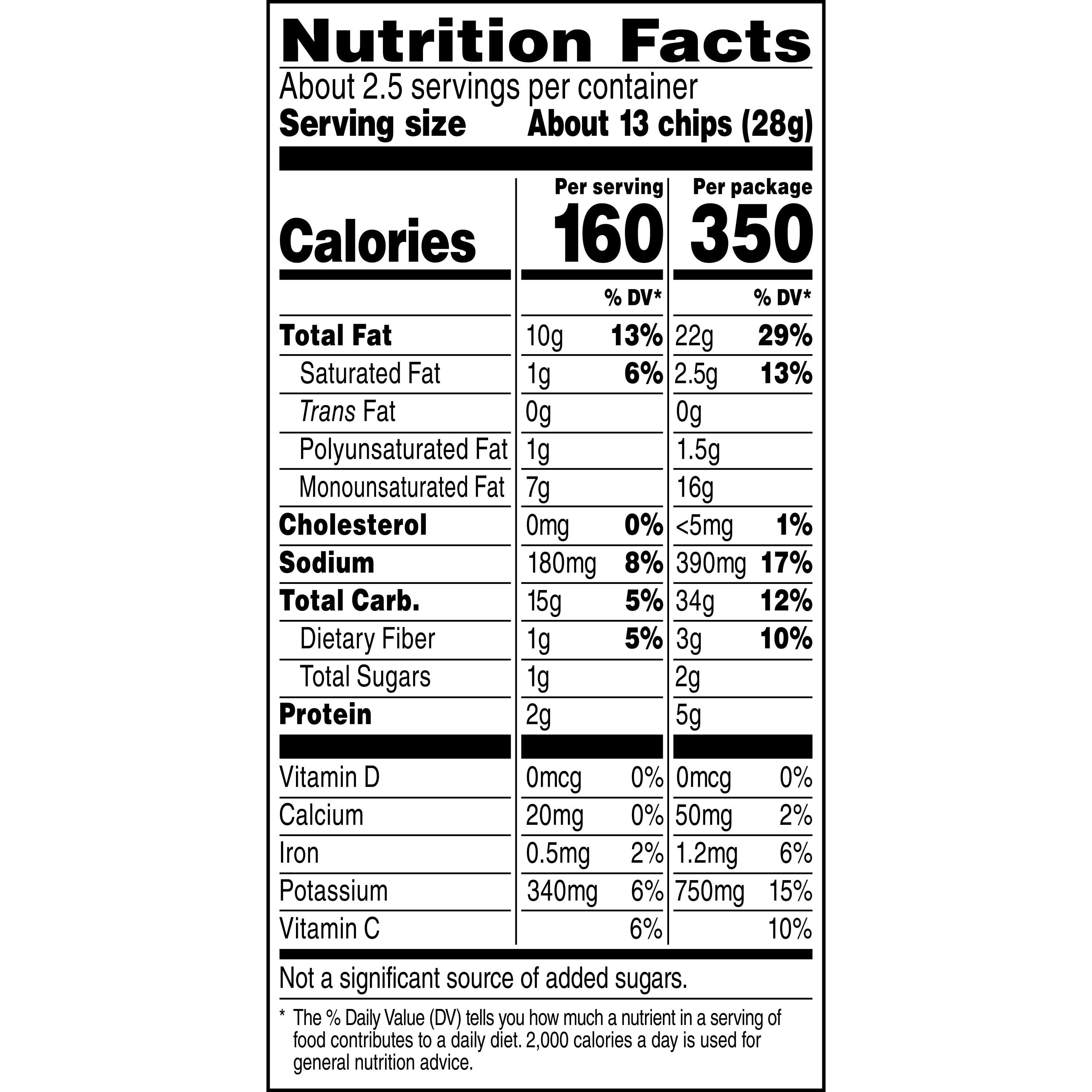 Ruffles Simply Potato Chips White Cheddar & Sour Cream Snack Chips, 2.25 oz Bag