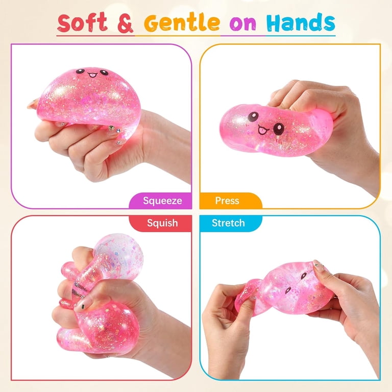 Sugar Glitter Dumpling Squishy,Viral Bao Bun Squishy Dumling