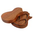 thumbnail image 1 of Guitar Pick Storage Box with Wood Holder for Travel 6Pcs Set, 1 of 3