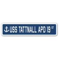 thumbnail image 1 of SignMission SSN-Tattnall Apd 19 4 x 18 Po A-16 Signe de Rue - USS Tattnall Apd 19, 1 of 1