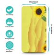 thumbnail image 2 of Washable Rubber Sunflower Cute Floral Dish Drying Mats for Kitchen Counter Home Large Coffee Bar Pad Accessories and Decor for Utensils Stemware 17''x31.5'', 2 of 4