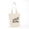 thumbnail image 7 of CafePress - Volleyball Evolution Tote Bag - Unisex Canvas Tote Bag, Beige, 1-Piece, 7 of 7