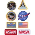 thumbnail image 1 of LAICAIW 8PCS NASA Embroidered Patches Iron on Logo Clothes Jacket Cap DIY NASA Patches NASA Space Fans, 1 of 6