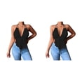 thumbnail image 4 of Chaleco Sexy Minnieouse Color Sólido Camisola para Niñas Negro XL, 4 of 6