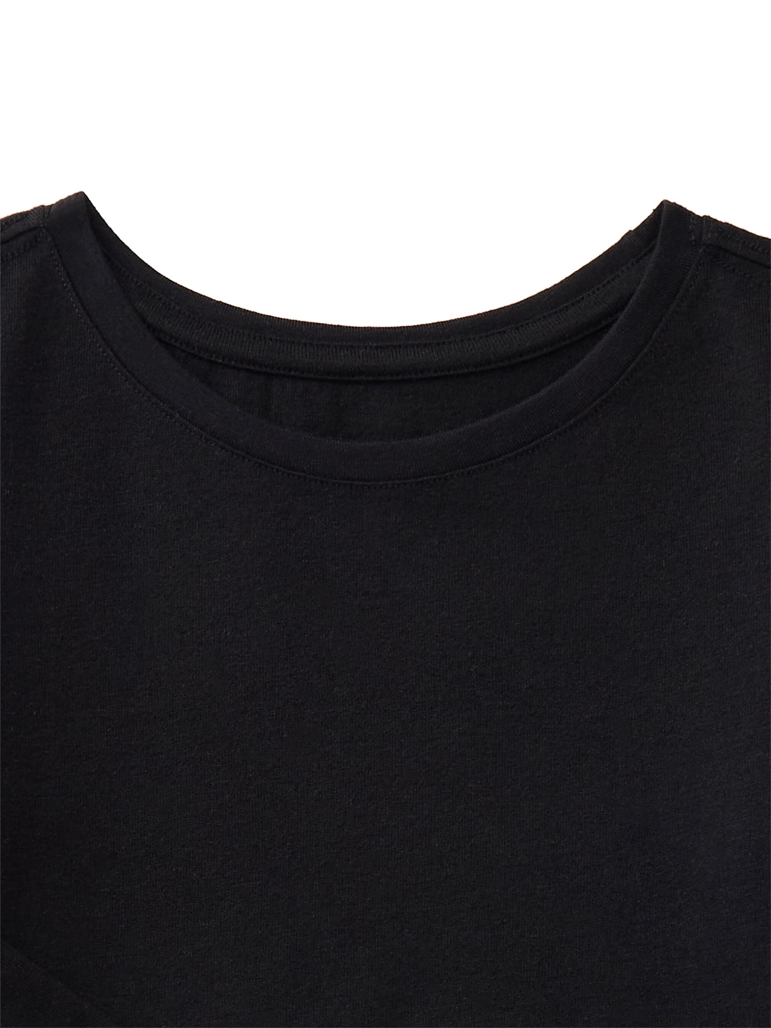 Wonder Nation Toddler Girls Tee with Long Sleeves, Sizes 18M-5T