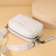 thumbnail image 4 of Bolso para cámara de mujer, Bolso cuadrado de viaje versátil, Bolso informal de cuero genuino para mujer, 4 of 8