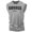Heather Grey, variant on Gymish Savage Men's Workout Shirt - Funny Gym Shirt, Workout T-Shirt for Men, Lifting Tee, Gym Clothes, Men's Athletic Shirt, Fitness & Bodybuilding Tee
