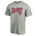 thumbnail image 2 of Men's Heather Gray Minnesota Twins Team Wahconah T-Shirt, 2 of 3