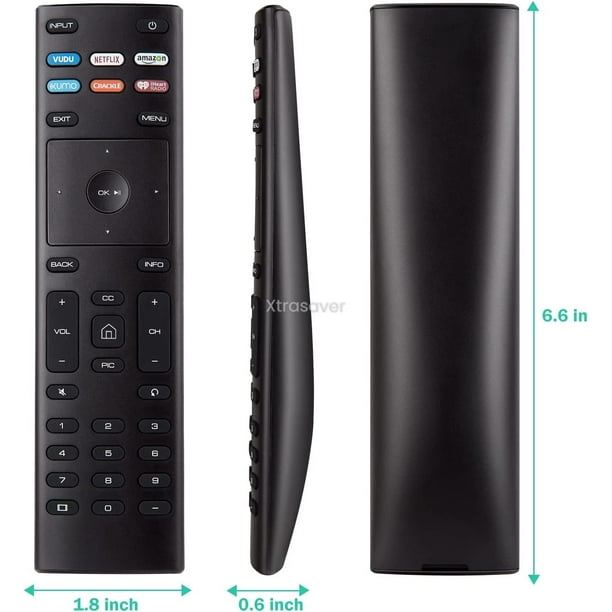 VIZIO XRT136 Remote Control Replacement for All Vizio Smart TV Include