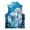 thumbnail image 5 of Pzuqiu Horse Boy Outerwear Vest Size 11-12 Fall Winter Clothes Soft Sleeveless Vest Zip Up for Boy Stand Collar Personalized Fall Outerwear Versatile Comfortable for Everyday Wear, 5 of 7