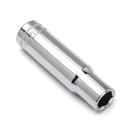 UPC: 0037103318169 | Apex Tool Group 6 Pt Deep Metric Sockets  1/2  Dr  12 mm Opg  6/BX (192-CDDS71N)