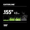 thumbnail image 2 of Oregon 20-108 Línea para Cortacésped Platinum Gatorline Supertwist de 0.155 Pulgadas por 30.5 Metros, Gris/Negro, 2 of 7