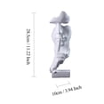thumbnail image 3 of TIMIFIS Living Room Decor Minimalist Abstract Sculpture Craft Living Office Decoration Modern Halloween Decorations - Fall, 3 of 3