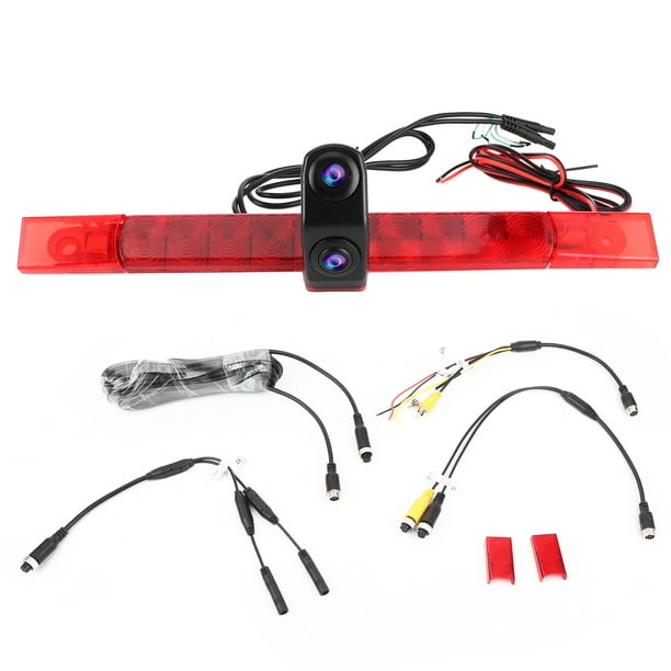 Dual Lens Car Camera,Universal High Mount Brake Brake Light Camera