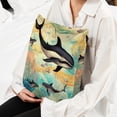 thumbnail image 6 of Whale Set of 2 Velvet Throw Pillow Covers with Unique Patterns in 16x16, 18x18, and 20x20 Inches for Various Occasions - Throw Pillow Inserts Included, 6 of 6