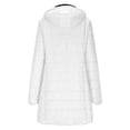 thumbnail image 4 of Womens Winter Coat Warm Hooded Parka Long Puffer Jacket Waterproof Fleece Lined Thicken Peacoat Trendy Outerwear, 4 of 7