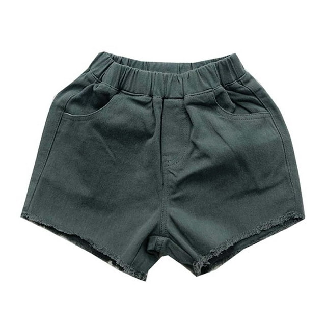 MIASHUI Shorts d'Été pour Garçons Confortables Légers Shorts de Plage Décontractés pour Enfants, Marine, 1-2 Ans