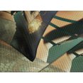 thumbnail image 4 of Ambesonne Fantasy World Quilted Bedspread Set 3 Pcs, Digital Forest Elf, Queen Size, Petrol Blue Beige, 4 of 5