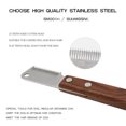thumbnail image 4 of Wooden Handle Pets Hair Stripping Comb Convenient Hanging Hole Design Hair Remover Grooming Tool Practical Pets Supplies, 4 of 7