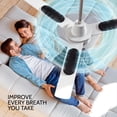 thumbnail image 4 of Ceiling Fan Filters for Blades 6-Pack Set Air Filters with Activated Charcoal Odor Eliminator & Air Purifiers, 4 of 8