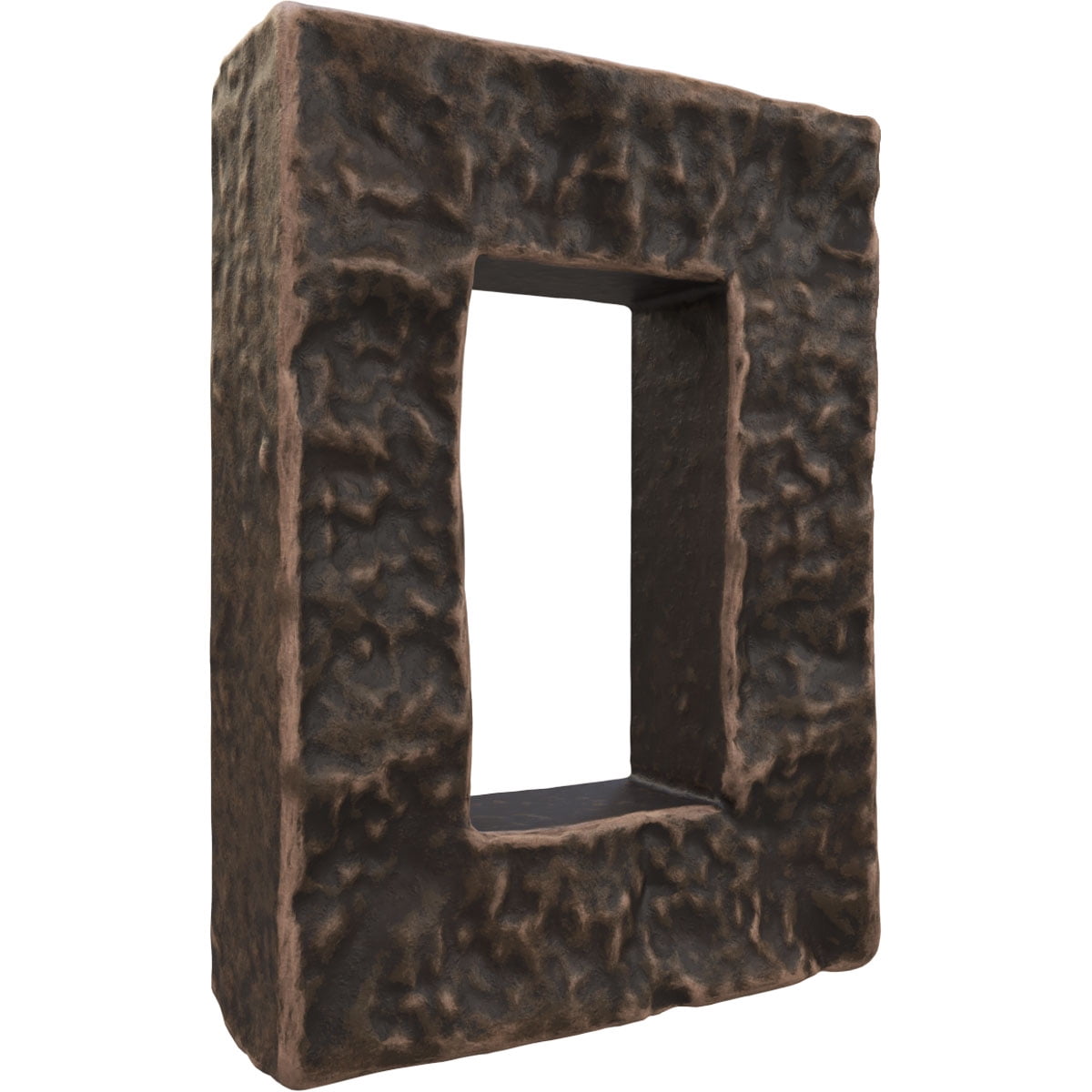 Ekena Millwork 4"W x 3"D x 7 7/8"H Universal Electrical Cover for EverStone Faux Stone Siding Panels, Alder Creek