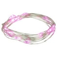 thumbnail image 2 of Northlight LED Micro Fairy Christmas Lights - Pink - 6ft Copper Wire - 20ct, 2 of 6