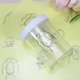 thumbnail image 3 of Pegatinas transparentes personalizadas con nombre, pegatinas de boda, logotipos, pegatinas de pestañas, 30mm, 100 unidades, 3 of 4